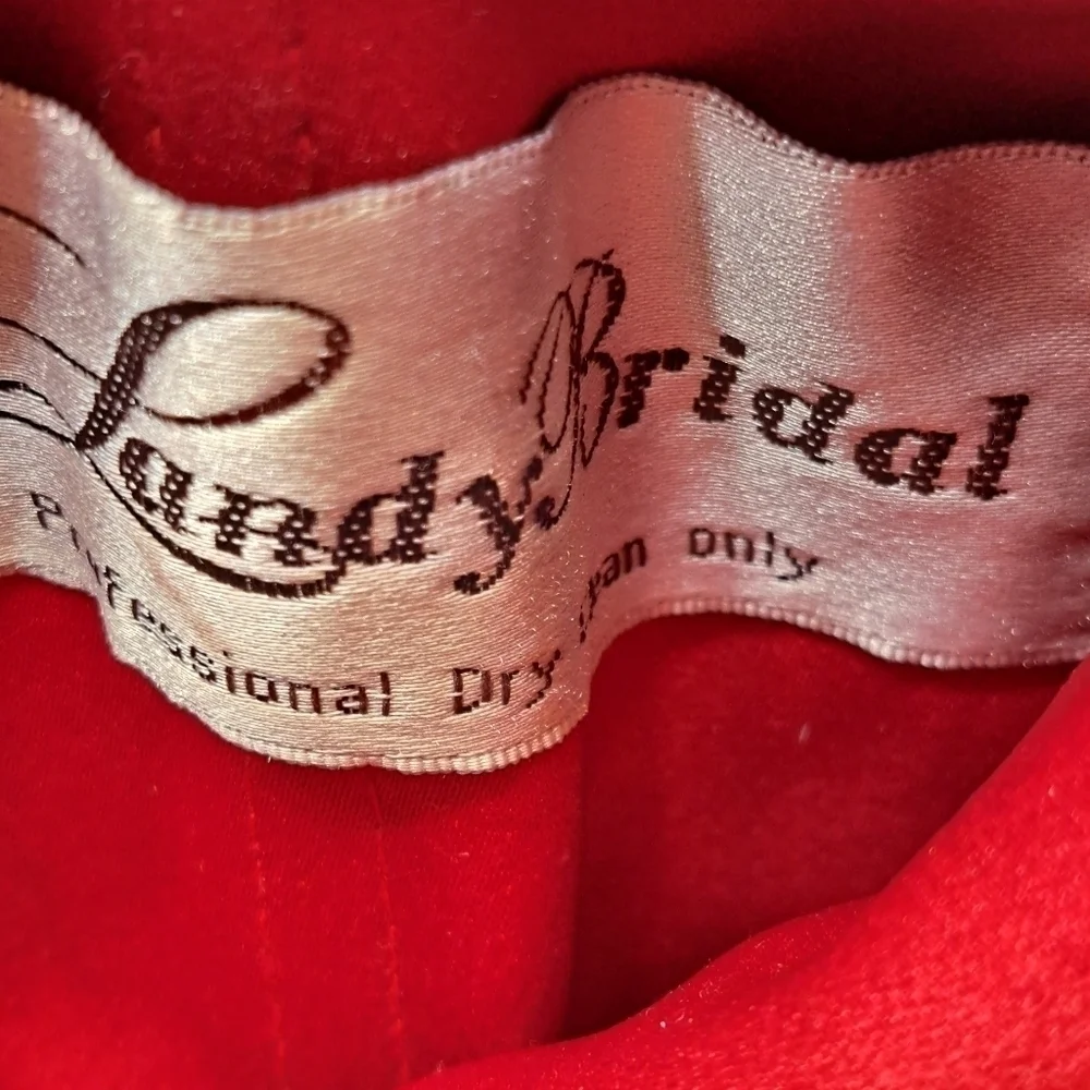 Landy Bridal Red Tier Prom/Bridal/Special Occasion Dress   Size S